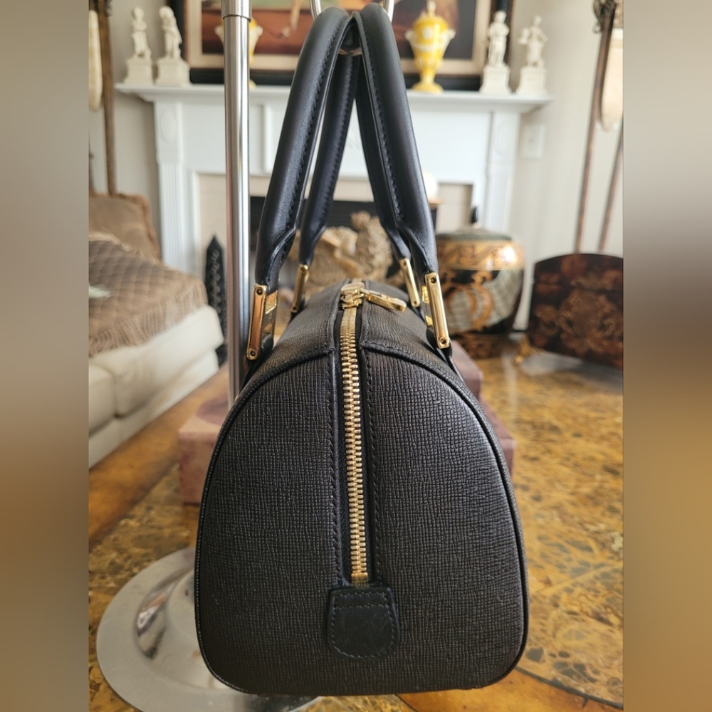 MCM Black and Gold Women's Bag - Picture 3 of 9